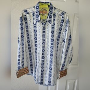 XXL Robert Graham button up dress shirt.